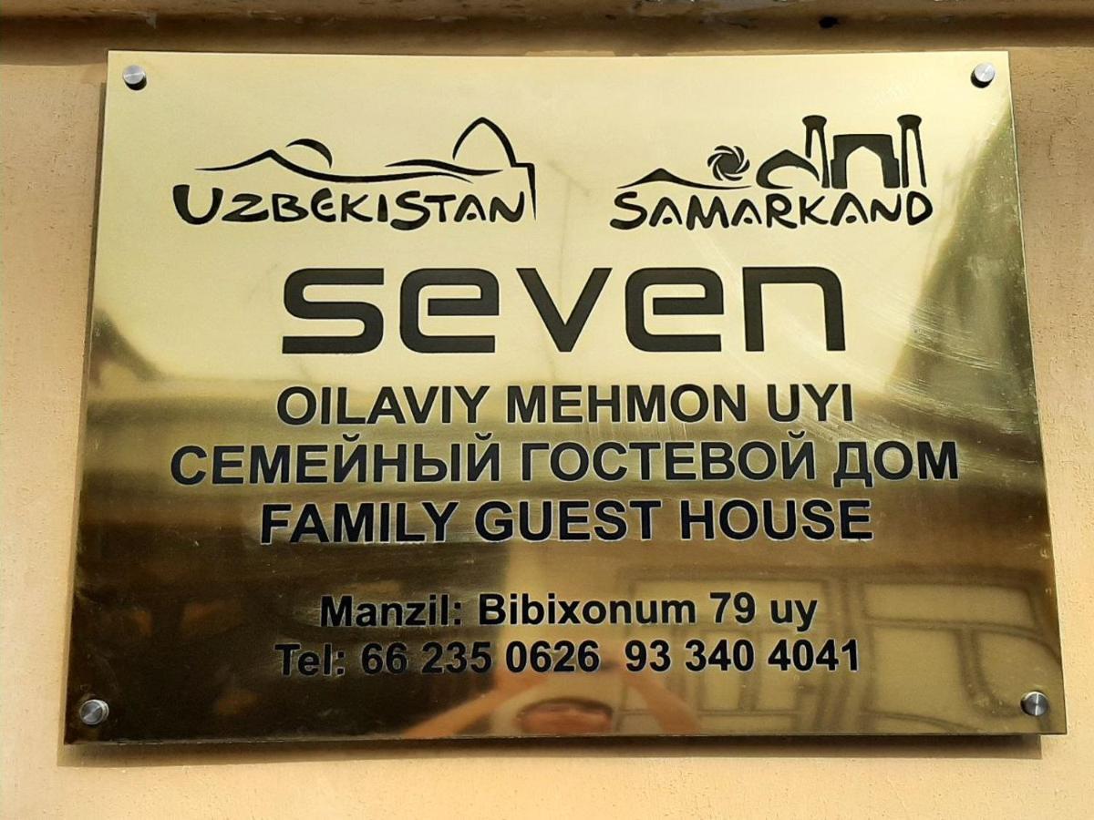 Family Guest House Seven Samarkand Ngoại thất bức ảnh